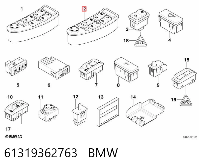 61319362763 BMW
