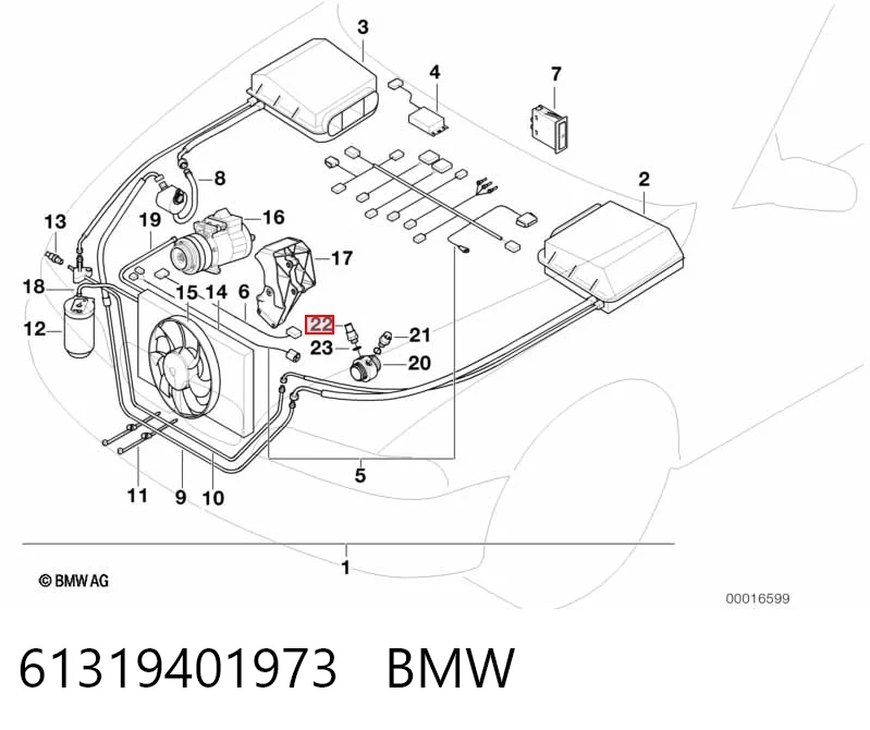 61319401973 BMW
