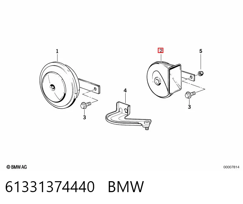 Bocina BMW 7  (1986-1994)