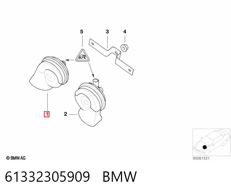 61332305909 BMW