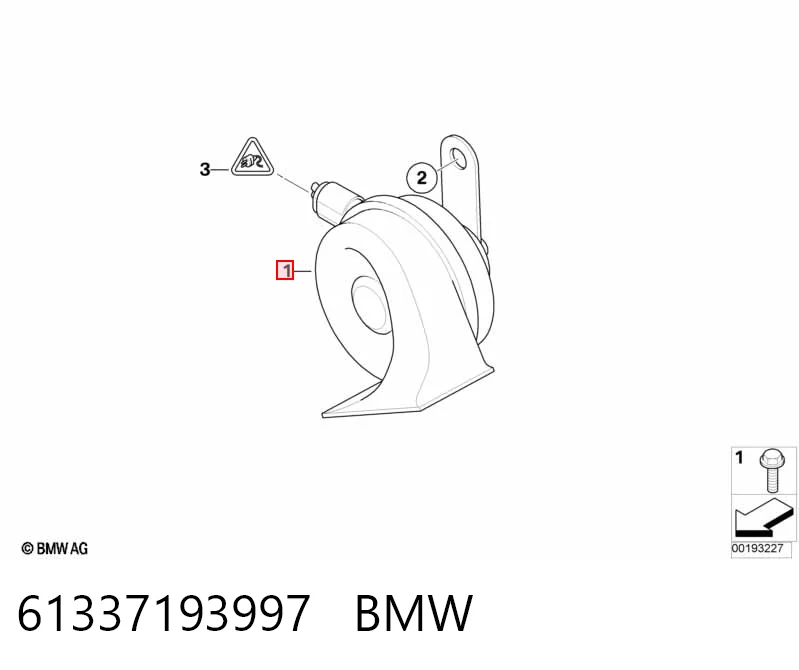 Comprar Claxon Mini Cooper  R50, R53 a bajo precio