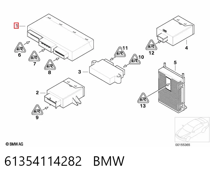 Módulo de confort BMW 3 sedán (E46) (1998 - 2005) precio, desde 63,89 EUR