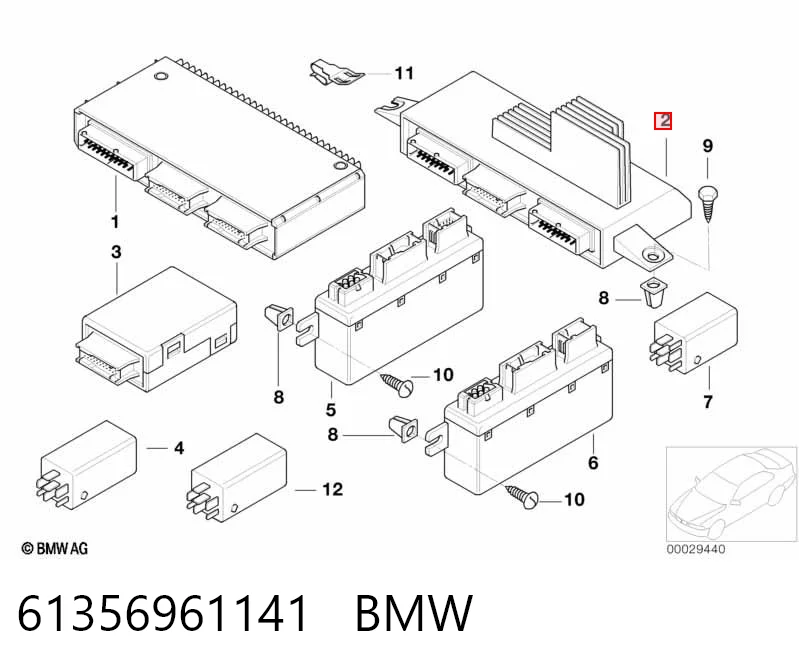61356961141 BMW