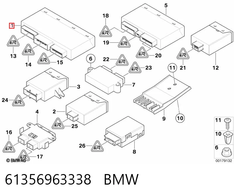  Módulo de confort BMW 3 