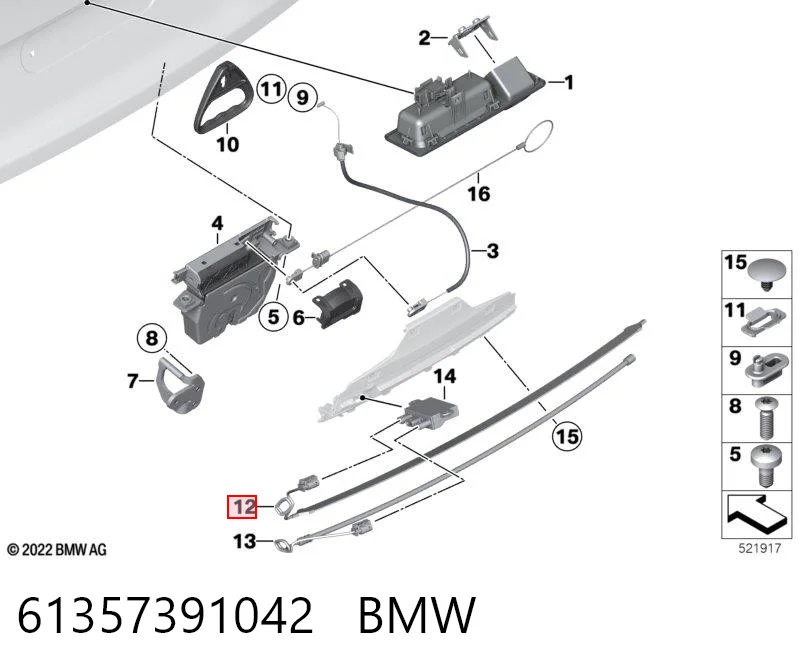 61357391042 BMW