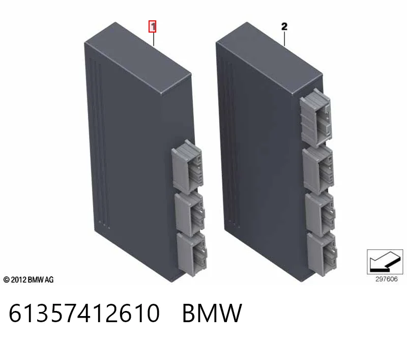 61357412610 BMW Módulo de control de apertura de la tapa del maletero