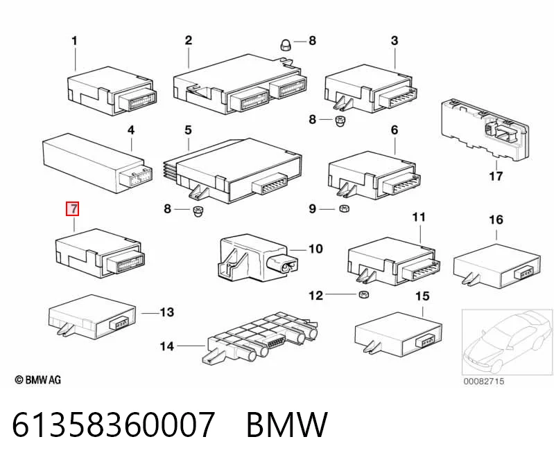 61358360007 BMW