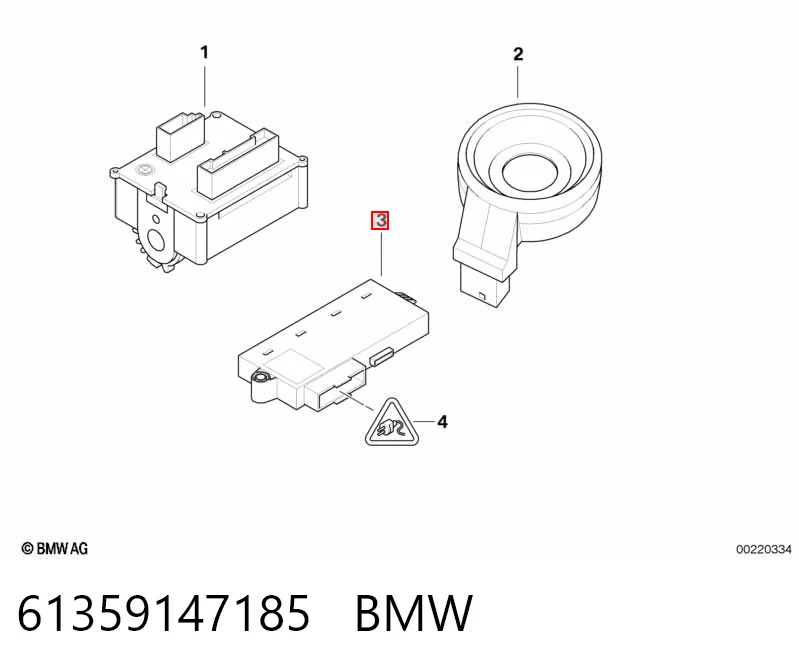 Módulo de confort para BMW X5  E70