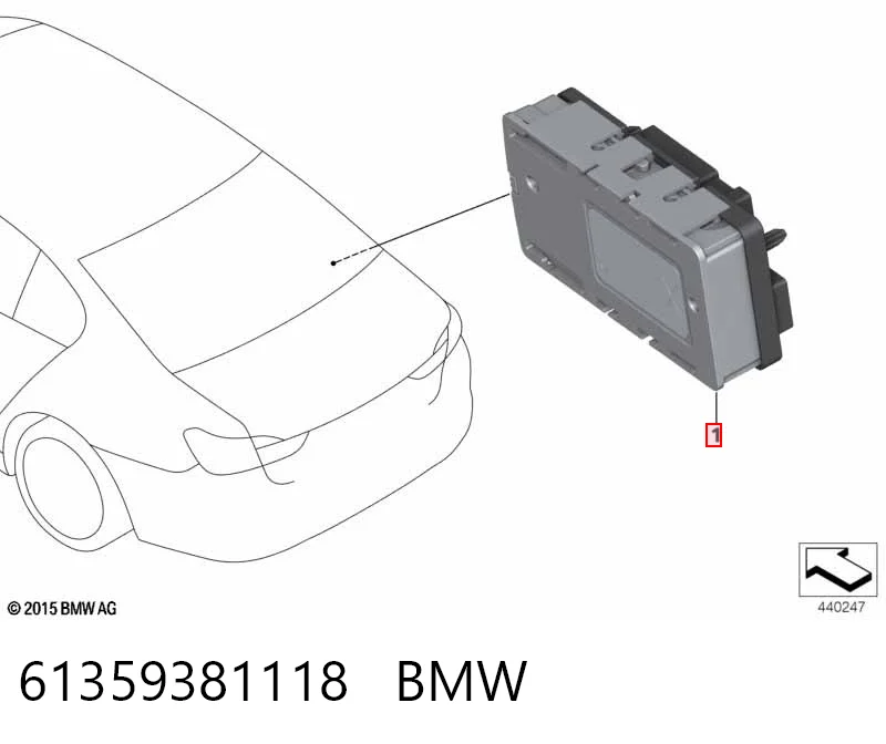 61359381118 BMW