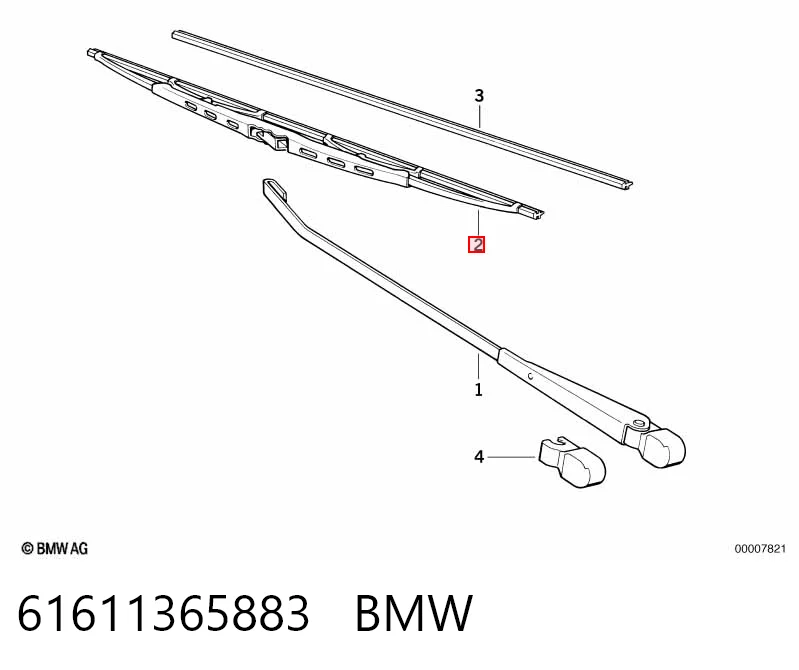 Escobillas delanteras BMW 3  desde 15,76 €