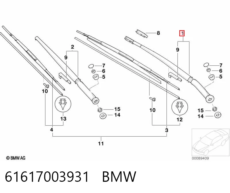 61617003931 BMW