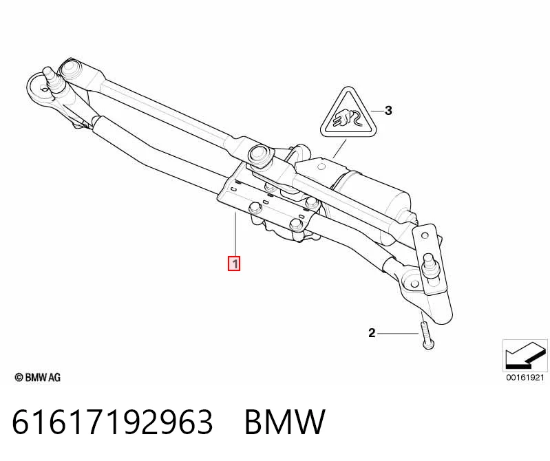 Comprar Trapezio del limpiaparabrisas BMW 1  E81 a bajo precio