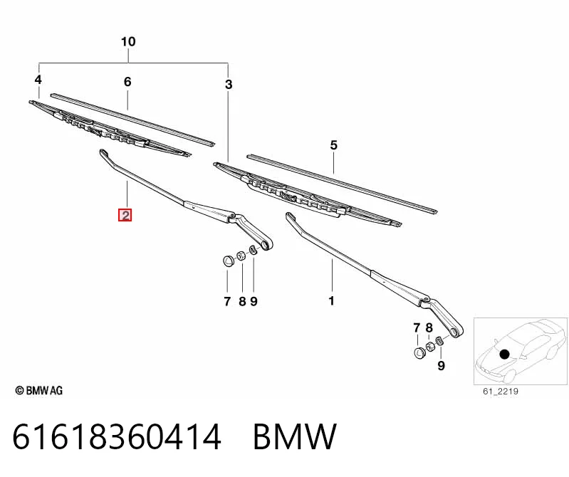 61618360414 BMW