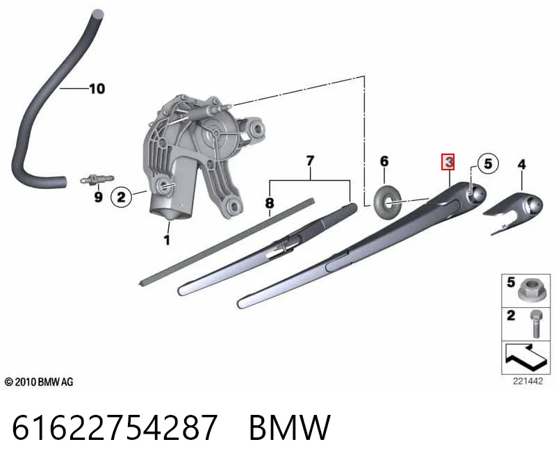 Comprar Brazo del limpiaparabrisas Mini COUNTRYMAN  R60 a bajo precio