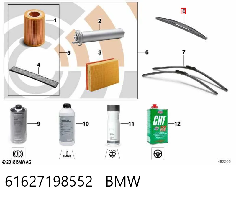 61627198552 BMW