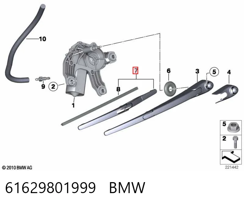 Limpiaparabrisas trasero Mini Cooper  (2014-2026)