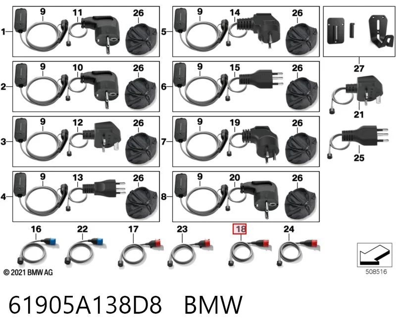 61905A138D8 BMW