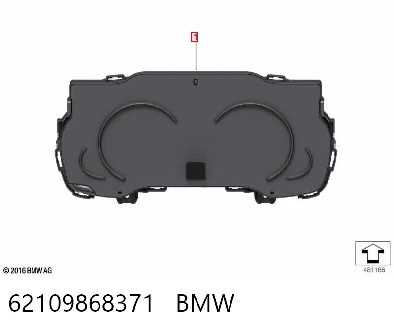 Tablero de instrumentos 62109868371 BMW