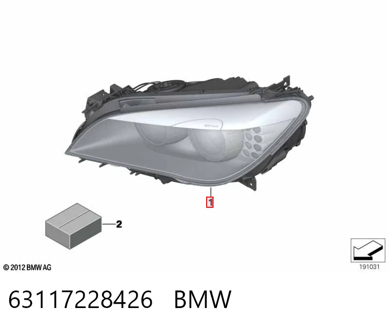 Comprar Faro derecho BMW 7  F01, F02, F03, F04
