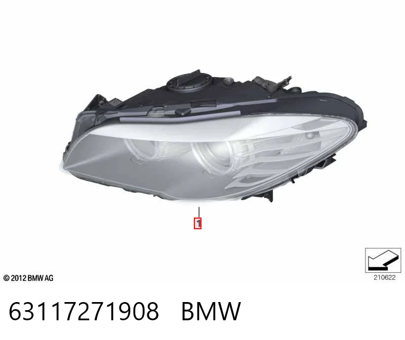 63117271908 BMW Luz derecha