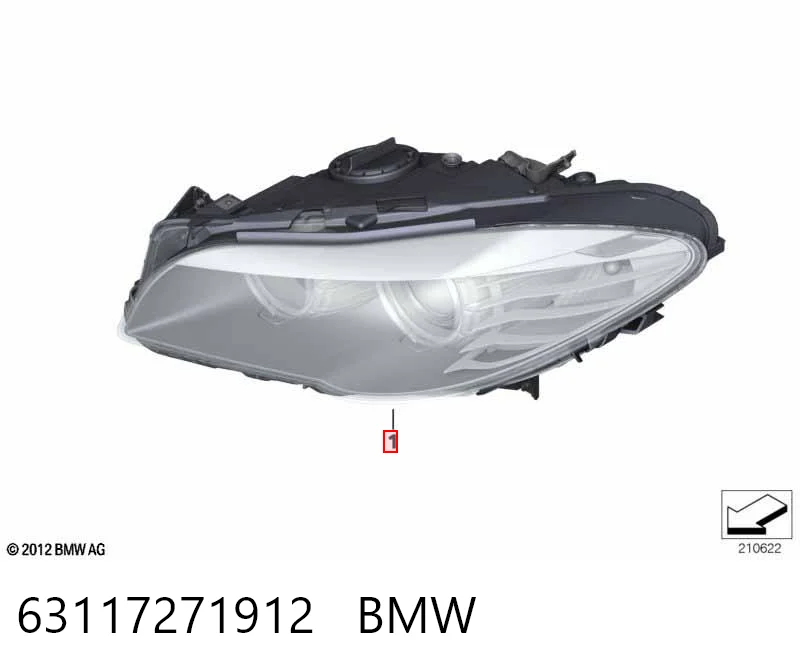 63117271912 BMW Luz derecha