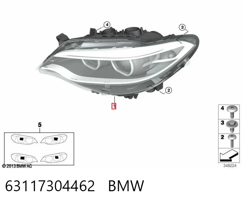 Luz derecha para BMW 2  F23