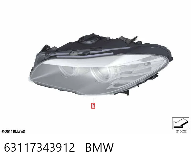63117343912 BMW Luz derecha