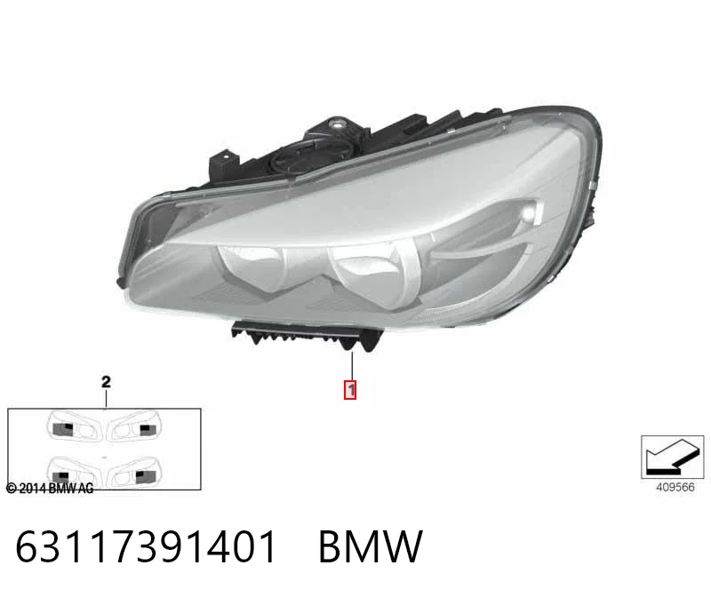 Comprar Faro izquierdo BMW 2  F46 a bajo precio