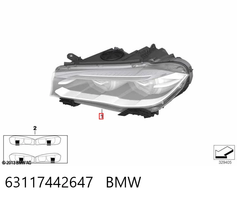 63117442647 BMW Faros