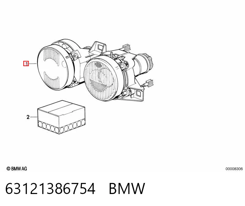 Faro delantero derecho BMW 3  (E30)