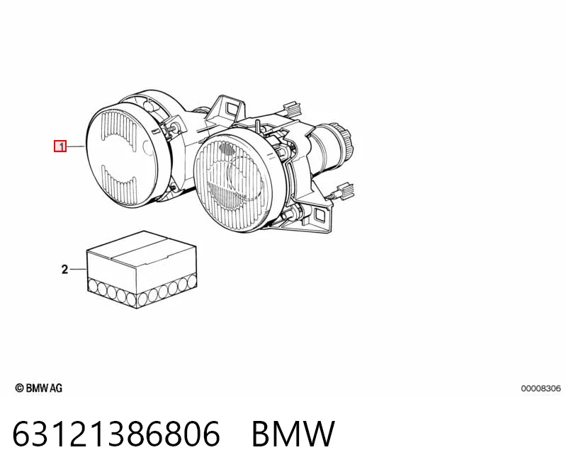  Faro derecho BMW 3 