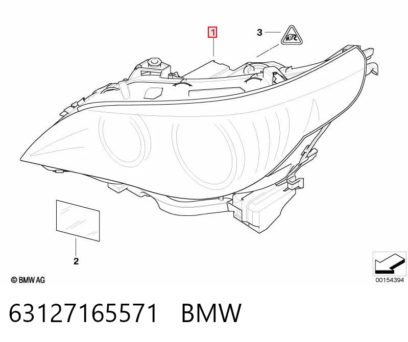 63127165571 BMW Faros