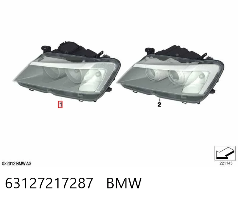 Comprar Faro delantero izquierdo X3  F25