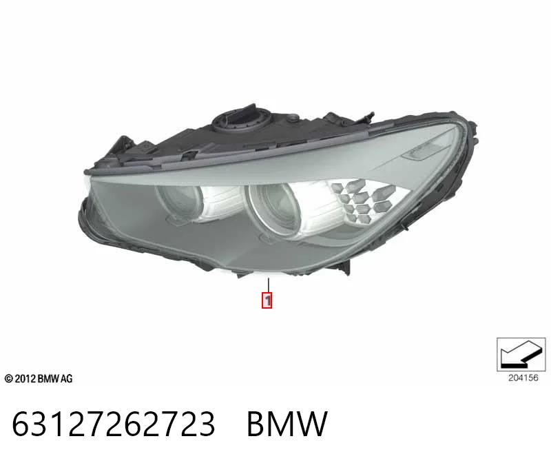 63127262723 BMW Faros