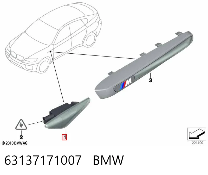 63137171007 BMW Intermitente izquierdo