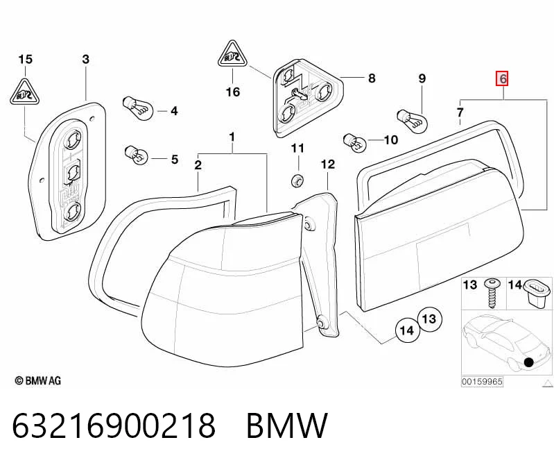 63216900218 BMW