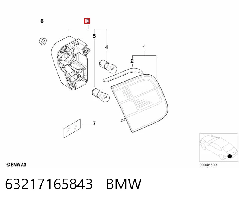 63217165843 BMW