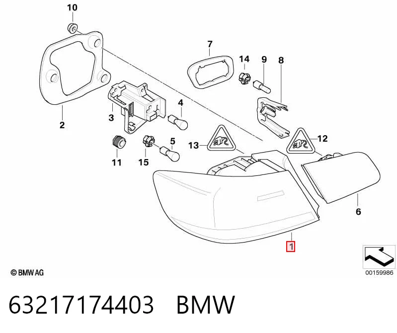 63217174403 BMW