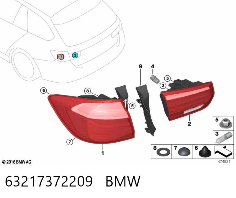 63217372209 BMW