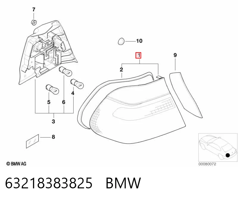 63218383825 BMW