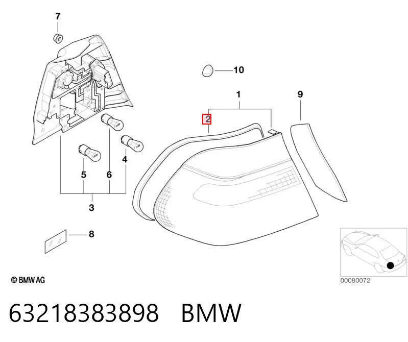 63218383898 BMW