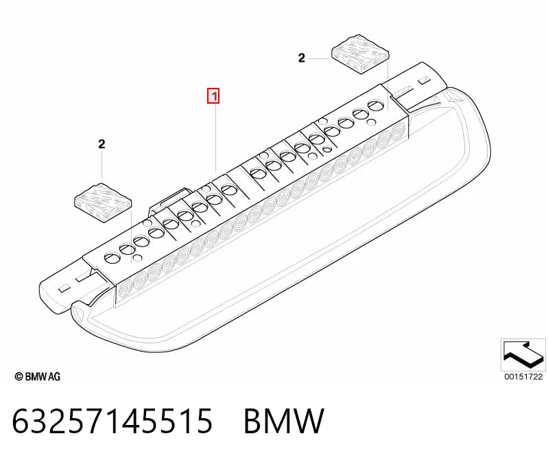 Comprar Tercera luz de freno BMW 3  E90