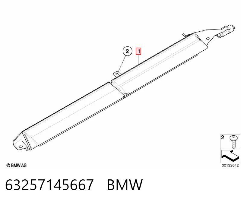 Luz central de freno para BMW 5  E61