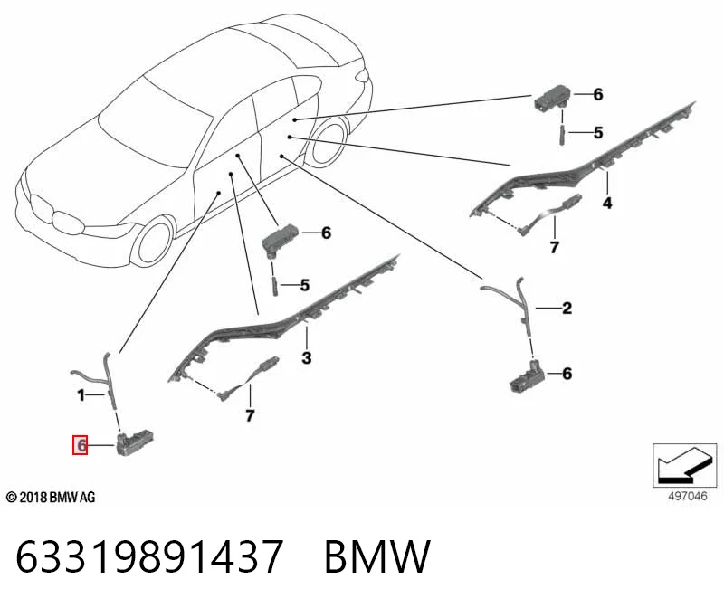 63319891437 BMW