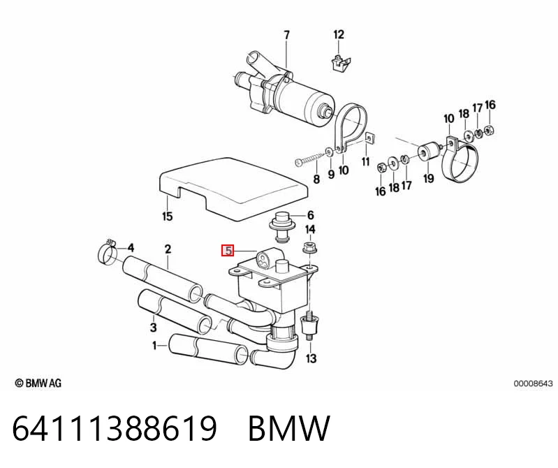 64111388619 BMW