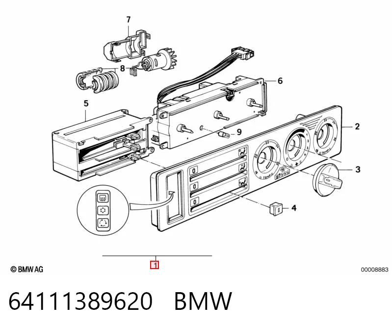 64111389620 BMW
