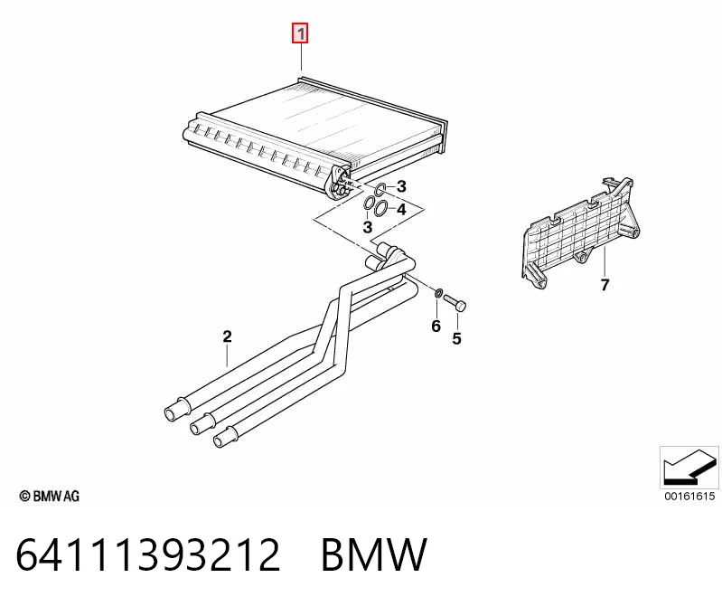 64111393212 BMW