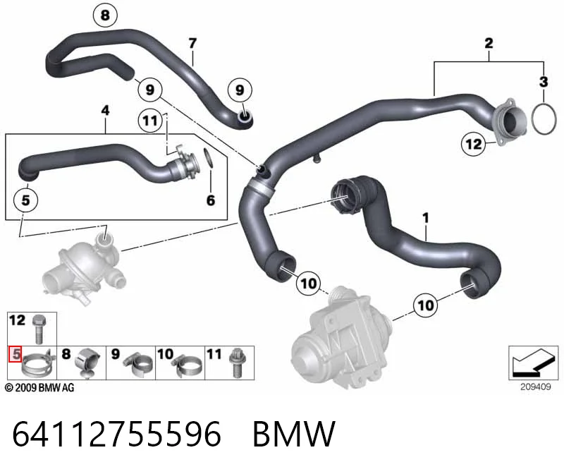 64112755596 BMW 