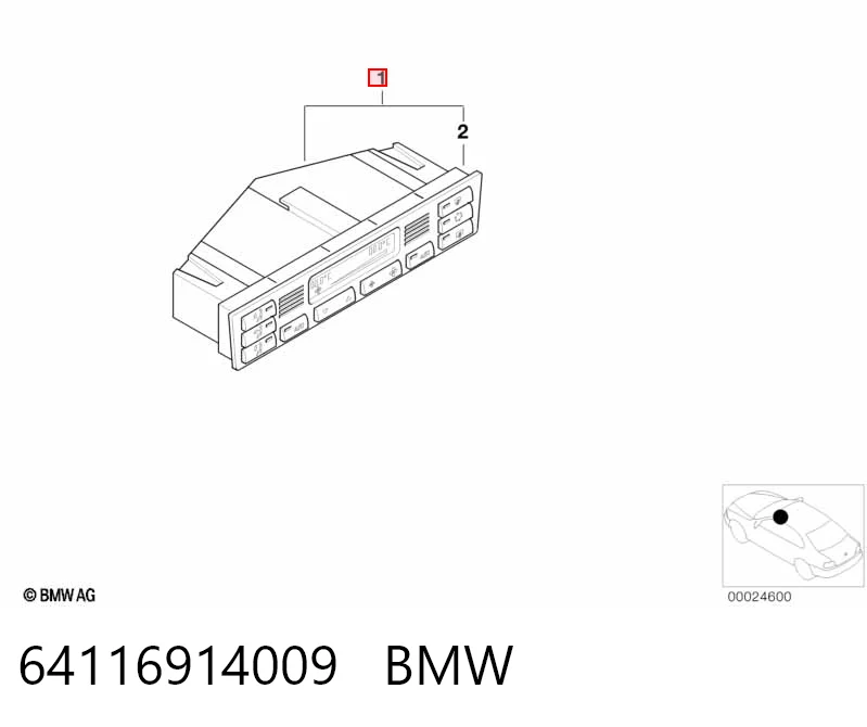  Unidad de control aire acondicionado BMW 3 