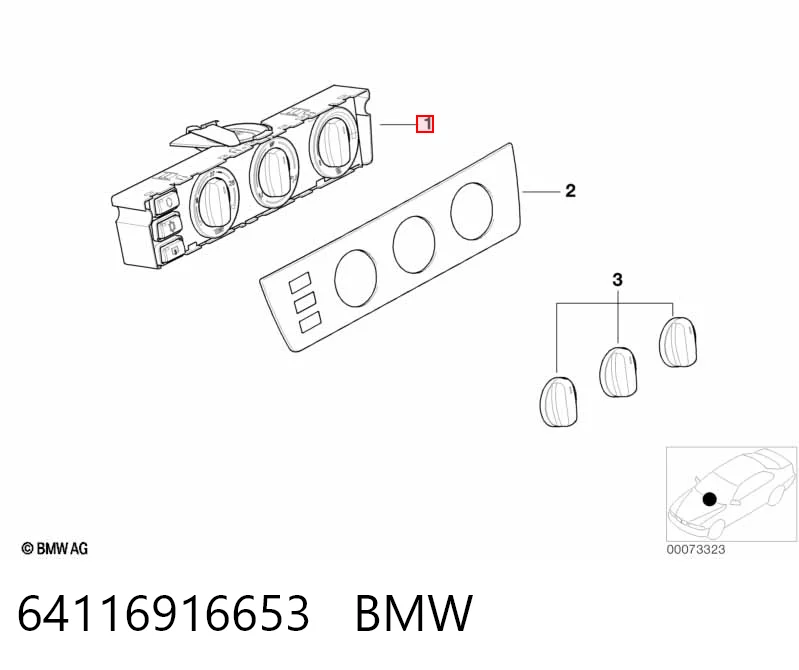 64116916653 BMW